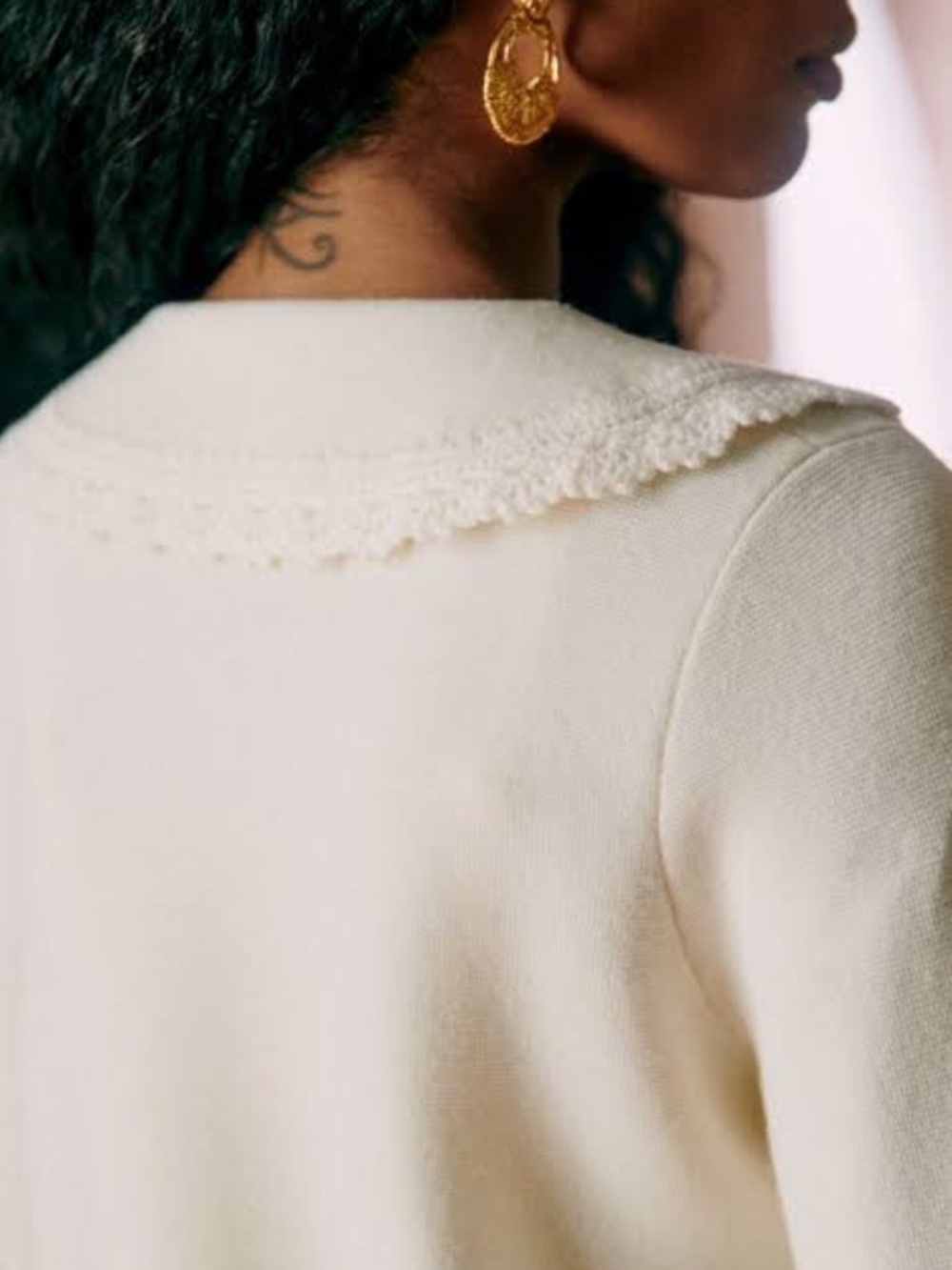 Sezane Bettany Ecru NWT - Picture 5 of 14